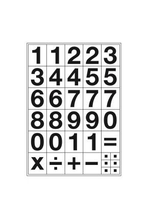 Tanex Stc-510 Rakam Etiketi 20mm Bold 2 Li Paket