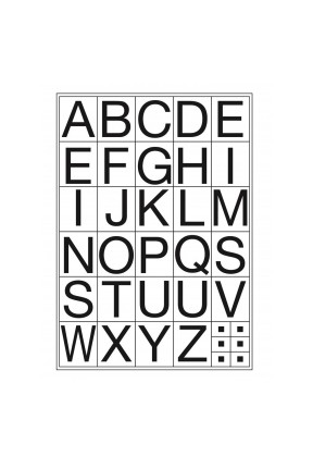 Tanex Stc-511 Harf Etiketi 20mm Regular 2 Li Paket