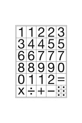 Tanex Stc-512 Rakam Etiketi 20mm Regular 2 Li Paket