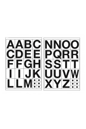 Tanex Stc-513 Harf Etiketi 24mm Bold 2 Li Paket