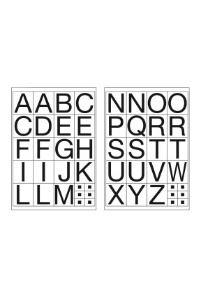 Tanex Stc-515 Harf Etiketi 24mm Bold 2 Li Paket