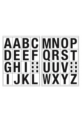 Tanex Stc-517 Harf Etiketi 30mm Bold 2 Li Paket