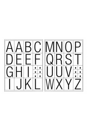 Tanex Stc-519 Harf Etiketi 30mm Regular 2 Li Paket