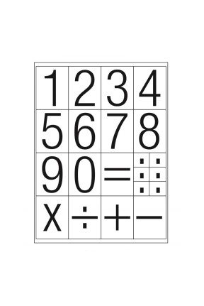 Tanex Stc-520 Rakam Etiketi 30mm Regular 2 Li Paket