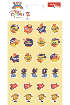 Tanex Tnx-110 İlkokul Ödül Etiketi