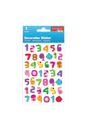 Tanex Tnx-25075 Neşeli Rakamlar Serisi