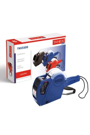 Tanex TNX5500 Eco Etiket Makinesi 8 Hane Mavi