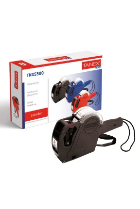 Tanex TNX5500 Eco Etiket Makinesi 8 Hane Siyah