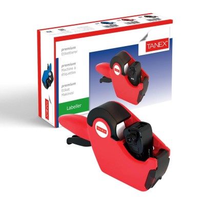 Tanex TNXMK033 Etiket Makinesi 8 Hane Kırmızı EU Tanex TNXMK033 Etiket Makinesi 8 Hane Kırmızı EU