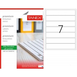 Tanex TW-2007  Laser Etiket 100 Lü Paket