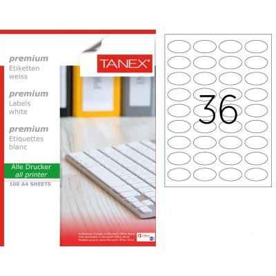 Tanex TW-2148 Laser Etiket 100 Lü Paket