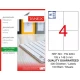 Tanex TW-2204 105x148,5mm Laser Etiket 100 Lü - Ürün