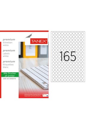 Tanex TW-2215 15 mm Laser Etiket