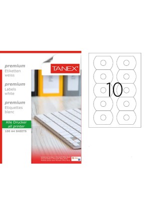 Tanex TW-3177 78x54,5 mm Laser Etiket 