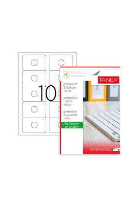 Tanex TW-3178 83x56mm Laser Etiket 