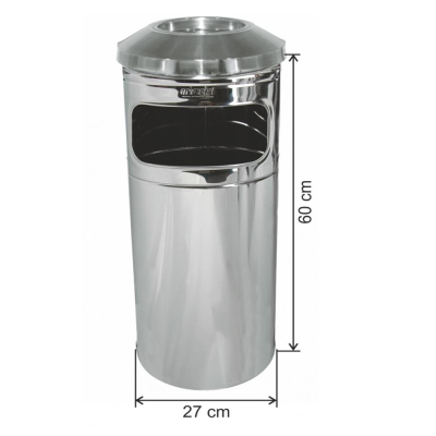 Ultra Kolon Tipi Paslanmaz Küllük 34 Litre Ultra Kolon Tipi Paslanmaz Küllük 34 Litre