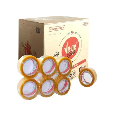 Vege Koli Bandı 45x100 mm Şeffaf 48 Li Paket (Aslan)