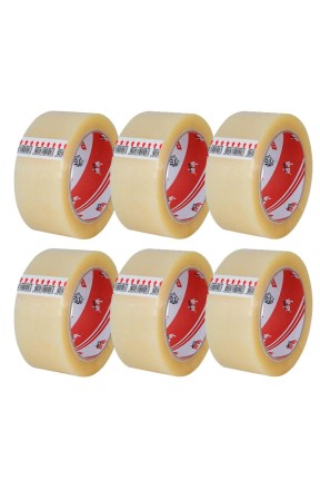 Vege Koli Bandı 45x100 mm Şeffaf 6 Lı Paket (Aslan)