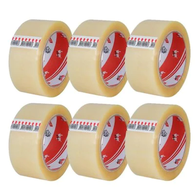 Vege Koli Bandı 45x100 mm Şeffaf 6 Lı Paket (Aslan)