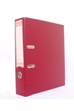 Velte Plastik Klasör Geniş Bordo Renk
