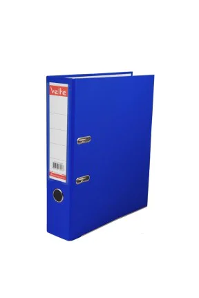 Velte Plastik Klasör Geniş Mavi Renk 25 Li Koli