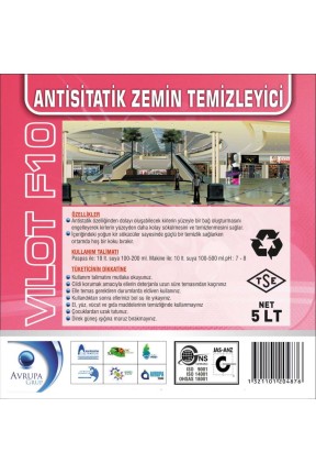VILOT F10 Anti Statik Zemin Temizleme Ürünü 5 Litre