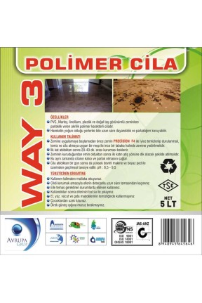 WAY 3 Yüksek Parlaklık Sağlayan Akrilik Cila 5 Litre