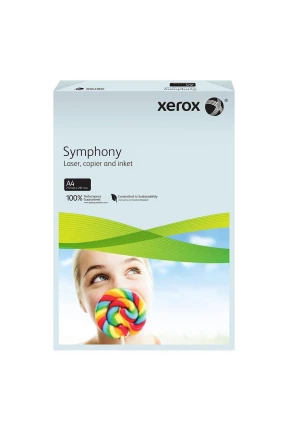 Xerox Symphony Renkli A4 Fotokopi Kağıdı 80 gr 500'lü Açık Mavi