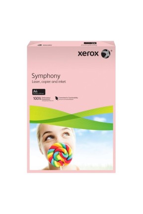 Xerox Symphony Renkli A4 Fotokopi Kağıdı 80 gr 500'lü Açık Pembe