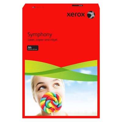 Xerox Symphony Renkli A4 Fotokopi Kağıdı 80 gr 500lü Kırmızı