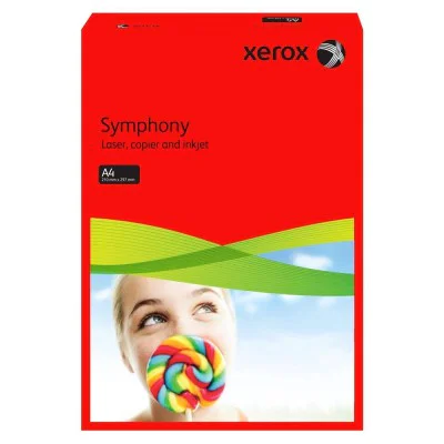 Xerox Symphony Renkli A4 Fotokopi Kağıdı 80 gr 500lü Kırmızı