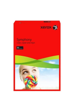 Xerox Symphony Renkli A4 Fotokopi Kağıdı 80 gr 500'lü Kırmızı