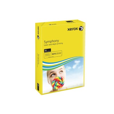 Xerox Symphony Renkli A4 Fotokopi Kağıdı 80 gr 500lü Sarı